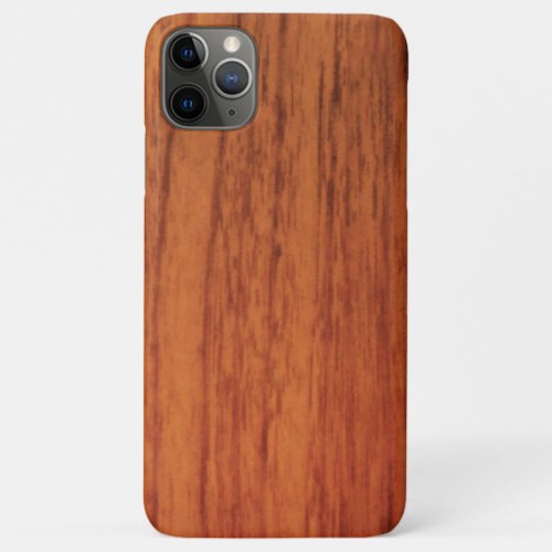 Cherry Wood Print iPhone 11 Pro Max Case