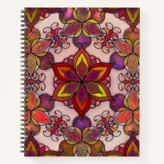 ”Cherryfire Phlox” Notebook