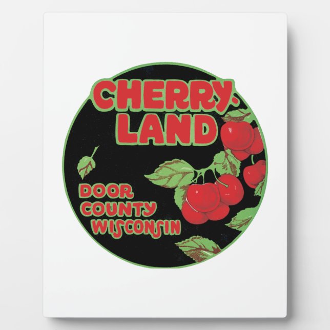 Cherryland Door County Wisconsin Plaque (Front)