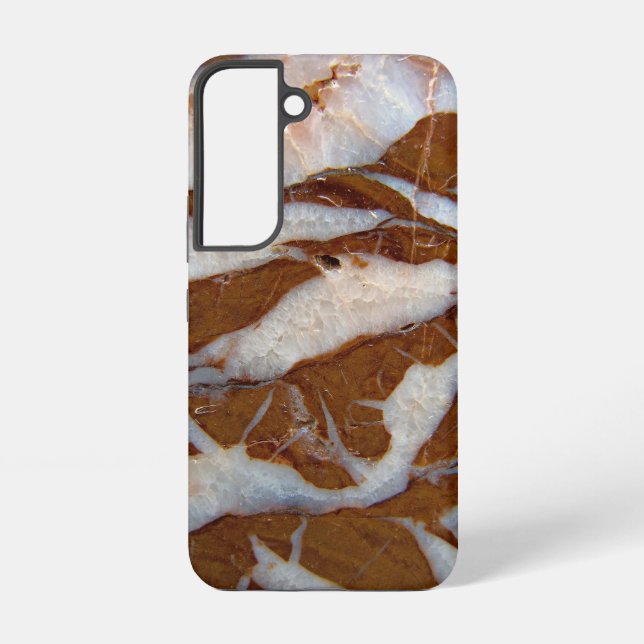 Chert and Quartz Rock Texture Samsung Galaxy Case (Back)
