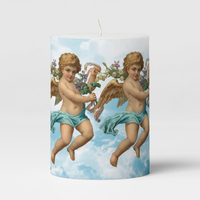 Cherub Angel Candles (Front)
