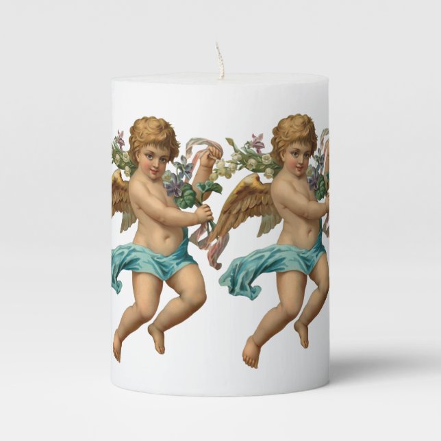 Cherub Angel Candles (Front)