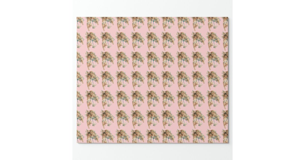 Cherub angels wrapping paper | Zazzle