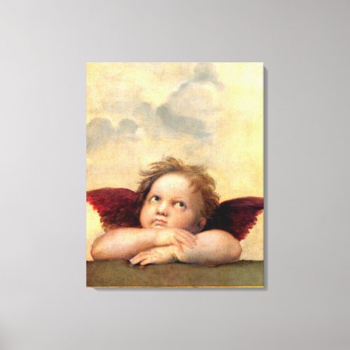 Cherub by Raphael Canvas Print