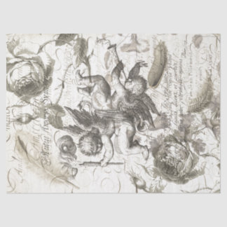 Cherub Collage Tissue Paper