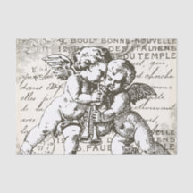 Cherub Decoupage Tissue Paper - French Vintage