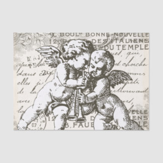 Cherub Decoupage Tissue Paper - French Vintage