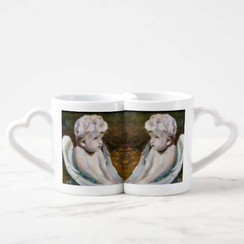 Cherub Love Bird Mugs 