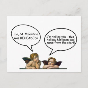 Cherub St. Valentine Holiday Postcard