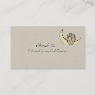 Cherub Themed Vintage Business Cards