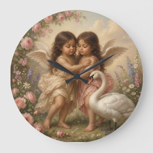 cherub wall clock