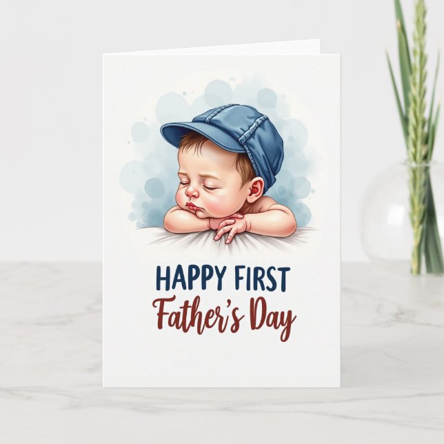 Cherubic Fathers Day Card (Front)
