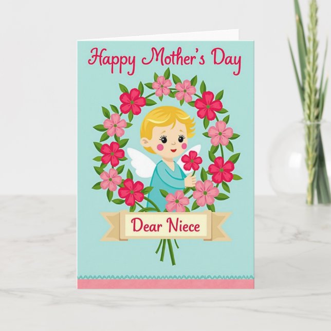 Cherubic Mothers Day Card (Front)