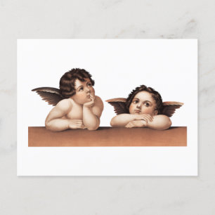Cherubs after Raphael (1890). Postcard