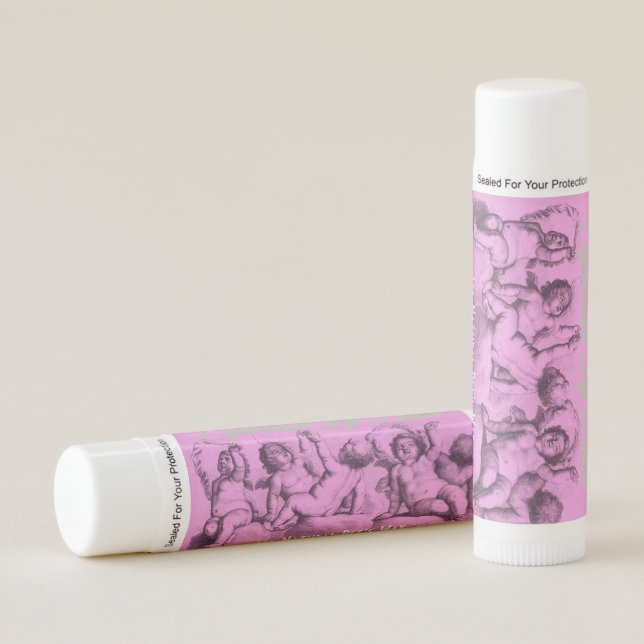 Cherub's All-Natural Spearmint Bee's Wax Lip Balm (Front)