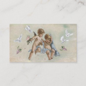 Cherubs And Doves  Calling Card by WickedlyLovely at Zazzle