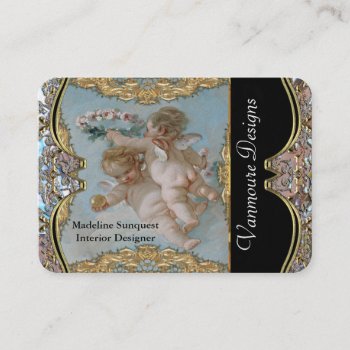 Cherubs At Play Elegant Professional Business Card by LiquidEyes at Zazzle