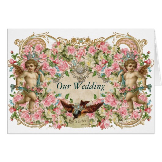 Cherubs & Bird Cards (Front Horizontal)