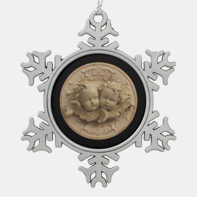 Cherubs snowflake ornament (Front)