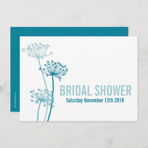 Chervil modern graphic bridal shower invitation