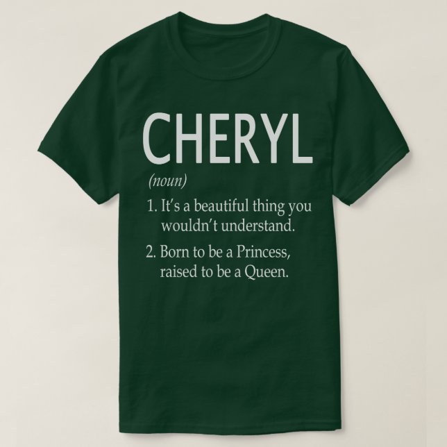 Cheryl Name Gift 64 T-Shirt (Design Front)