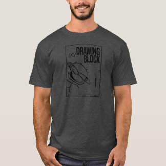Cheryl's Drawing Block - Black T-Shirt