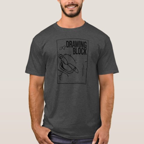 Cheryls Drawing Block _ Black T_Shirt