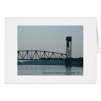 Chesapeake and Delaware Canal Lift Bridge, DE. Cards