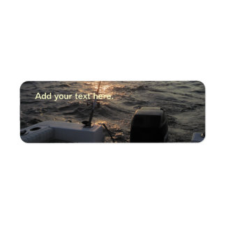 Chesapeake Bay Address Label-Fisherman Label