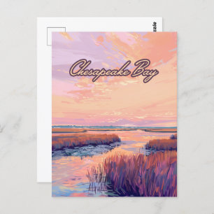Chesapeake Bay Annapolis Maryland Virginia Sunrise Postcard