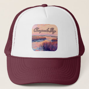 Chesapeake Bay Annapolis Maryland Virginia Sunrise Trucker Hat
