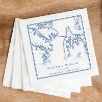 Chesapeake Bay Beach Club Navy Blue Wedding