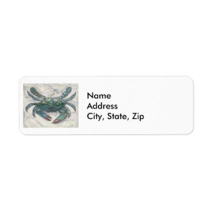 Chesapeake Bay Blue Crab Label
