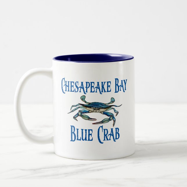 Chesapeake Bay Blue Crab Mug (Left)