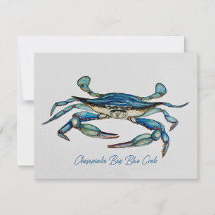 Chesapeake Bay Blue Crab Notecard