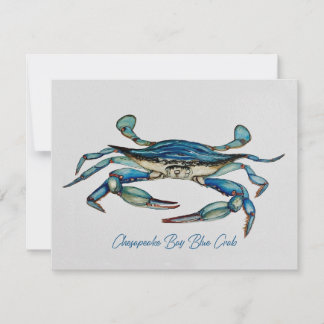 Chesapeake Bay Blue Crab Notecard