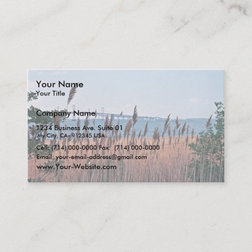 Chesapeake Bay Business Card Template