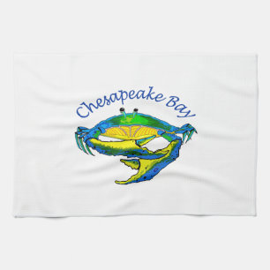 CHESAPEAKE BAY CRAB TOWEL