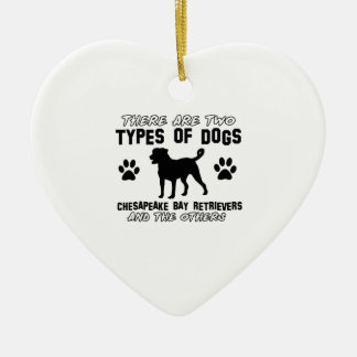 Chesapeake bay retriever animal DESIGNS Ceramic Ornament