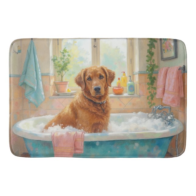 Chesapeake Bay Retriever Bath Time Cozy Bathroom D Mat (Front)