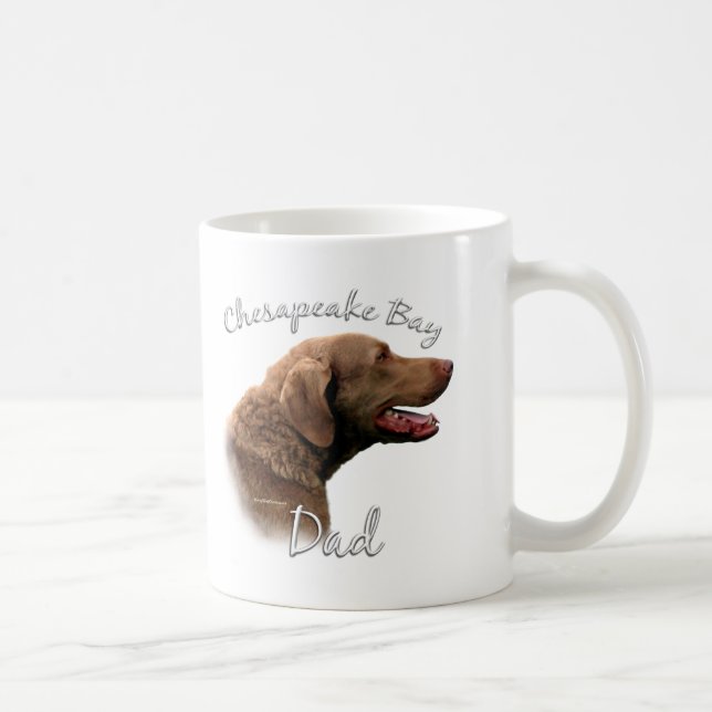Chesapeake Bay Retriever Dad 2 Coffee Mug (Right)