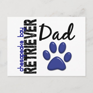 Chesapeake Bay Retriever Dad 2 Postcard