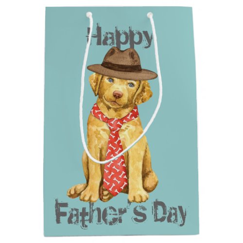 Chesapeake Bay Retriever Dad Medium Gift Bag