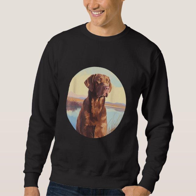 Chesapeake Bay Retriever Dog Cute Dog Breed Sweatshirt (Front)