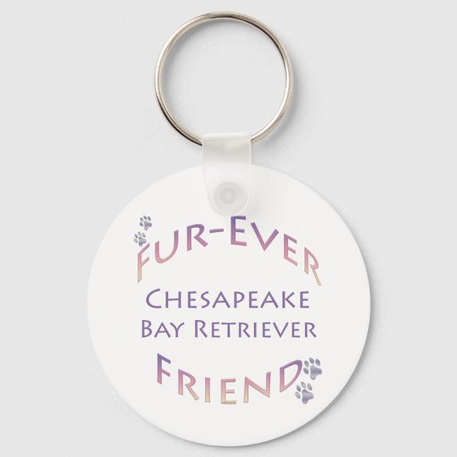 Chesapeake Bay Retriever Furever Keychain (Front)