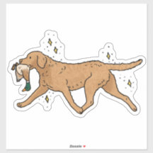 Chesapeake Bay Retriever Hunting Car Decal