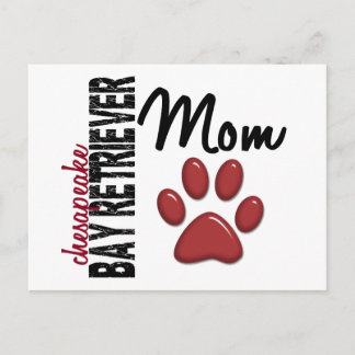 Chesapeake Bay Retriever Mom 2 Postcard