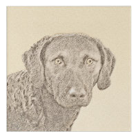 Chesapeake Bay Retriever Painting Original Dog Art