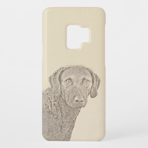 Chesapeake Bay Retriever Painting Original Dog Art Case_Mate Samsung Galaxy S9 Case