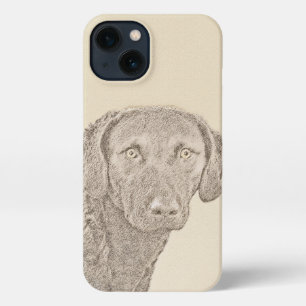 Chesapeake Bay Retriever Painting Original Dog Art iPhone 13 Case
